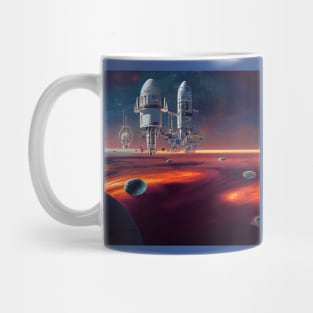 Interplanetary Spaceport Mug